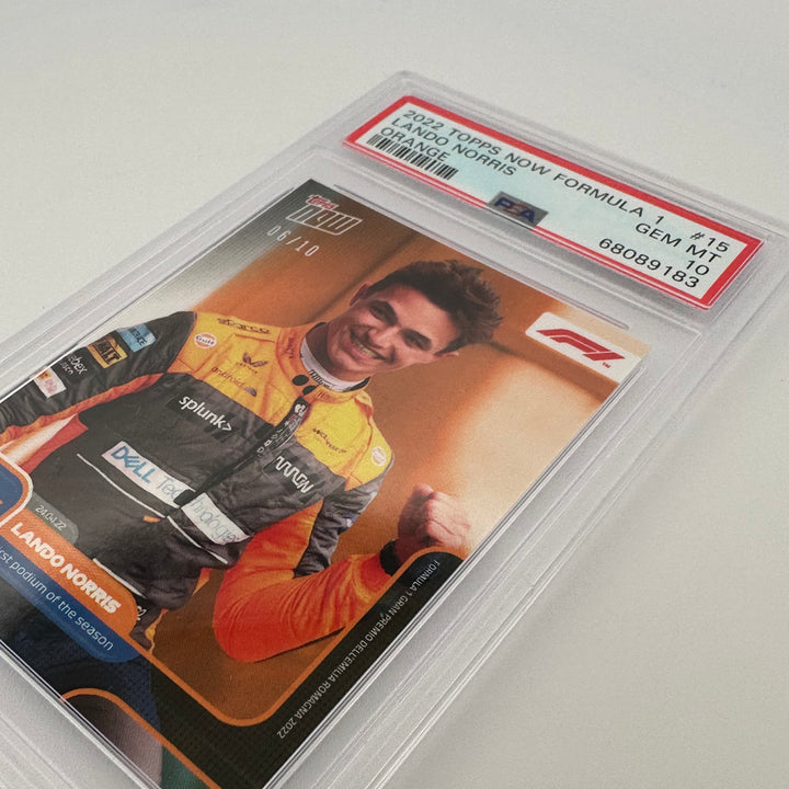 PSA 10 - 06/10 - Lando Norris #015 - Orange