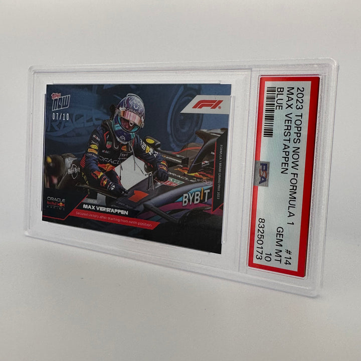 PSA 10 - 07/10 - Max Verstappen #14 - Blue