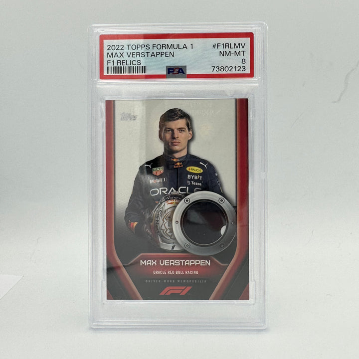 PSA 8 -  MAXVERSTAPPEN #F1RLMV - Relic Card