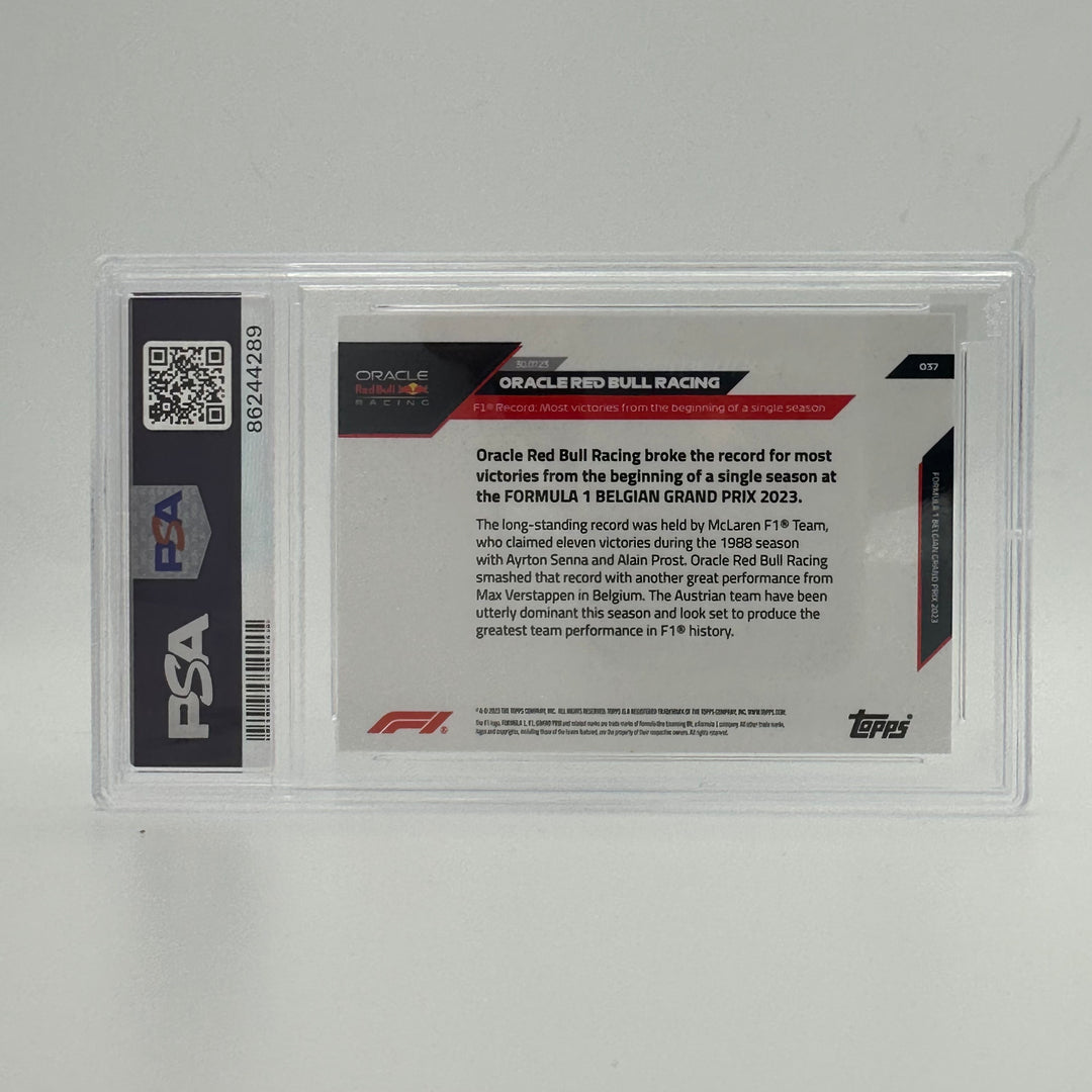 1/1 Gold - Oracle Red Bull Racing #37 - PSA 10