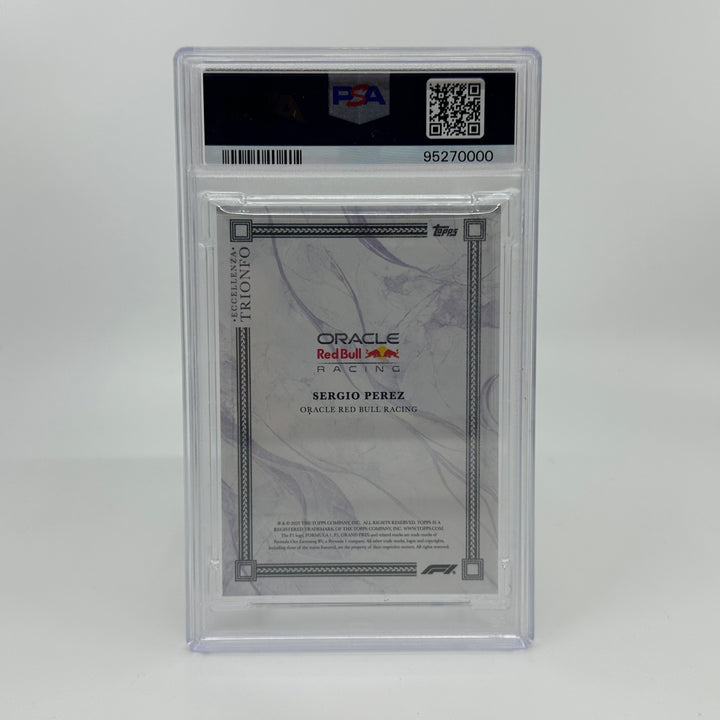 PSA 10 - 10/25 - Sergio Perez - Purple - 2023 Eccellenza Trionfo
