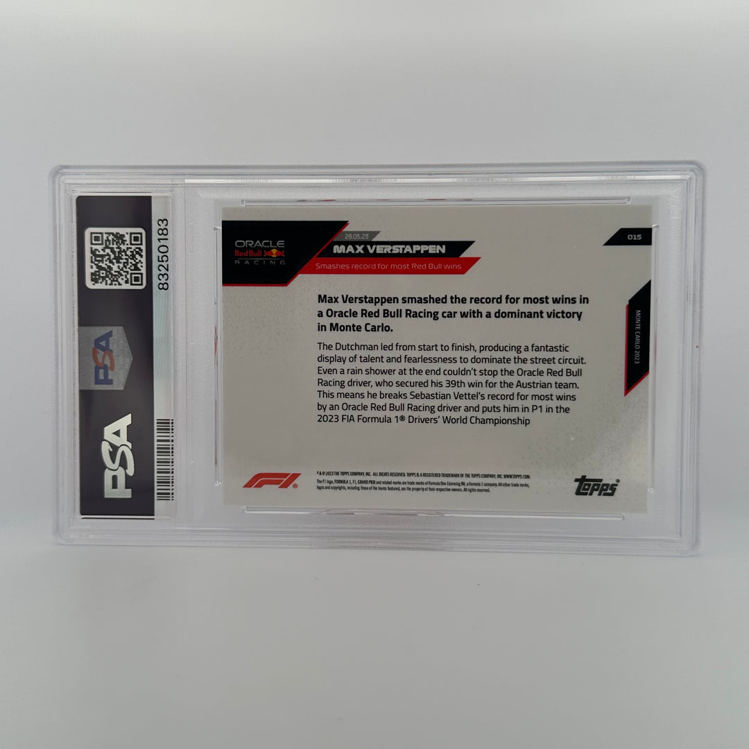 PSA 10 - 98/99 - Max Verstappen #15 - Red