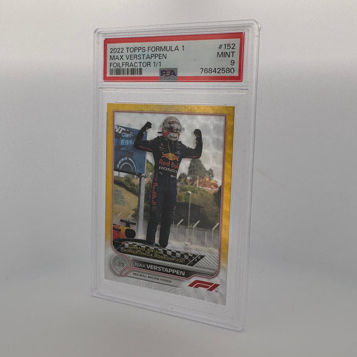 PSA 9 - 1/1 - Max Verstappen #152 - Foilfractor