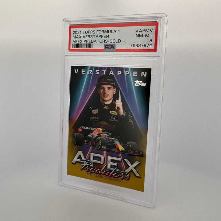 PSA 8 - 39/50 - Max Verstappen #APMV - Apex Predators - Gold