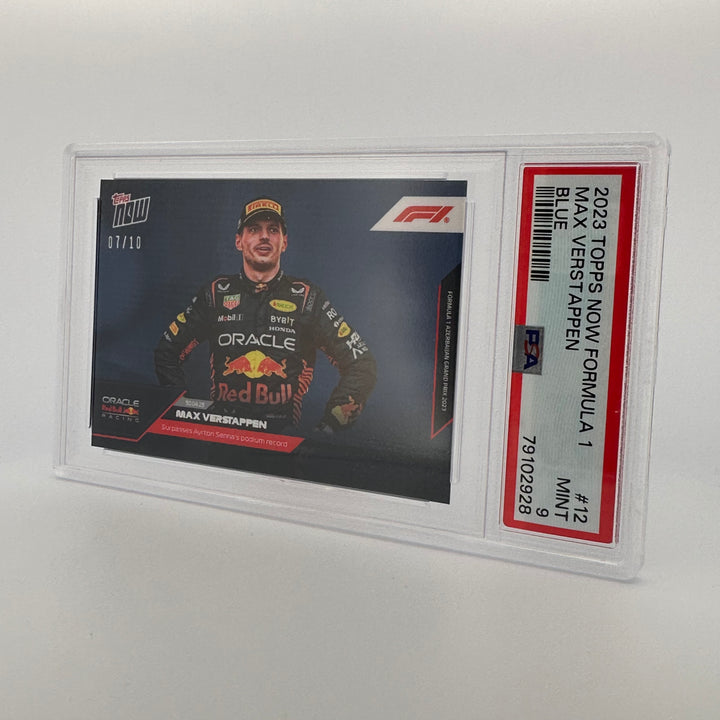 PSA 9 - 07/10 - Max Verstappen #12 - Blue