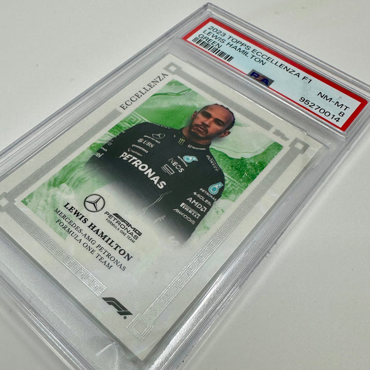 PSA 8 - 19/99 Lewis Hamilton - Green - 2023 Eccellenza