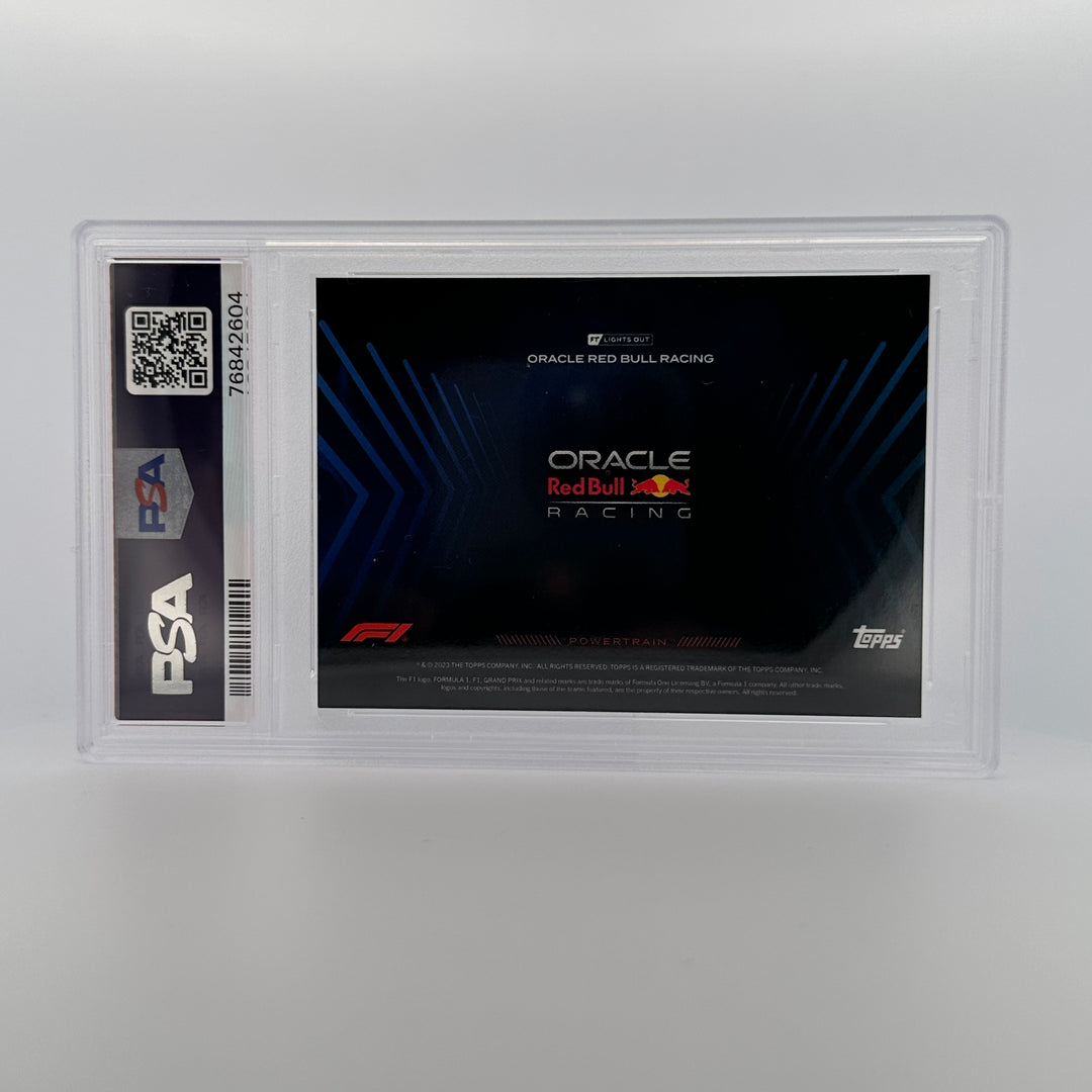 PSA 7 - 13/25 - ORACLE RED BULL RACING  - POWERTRAIN - BLUE