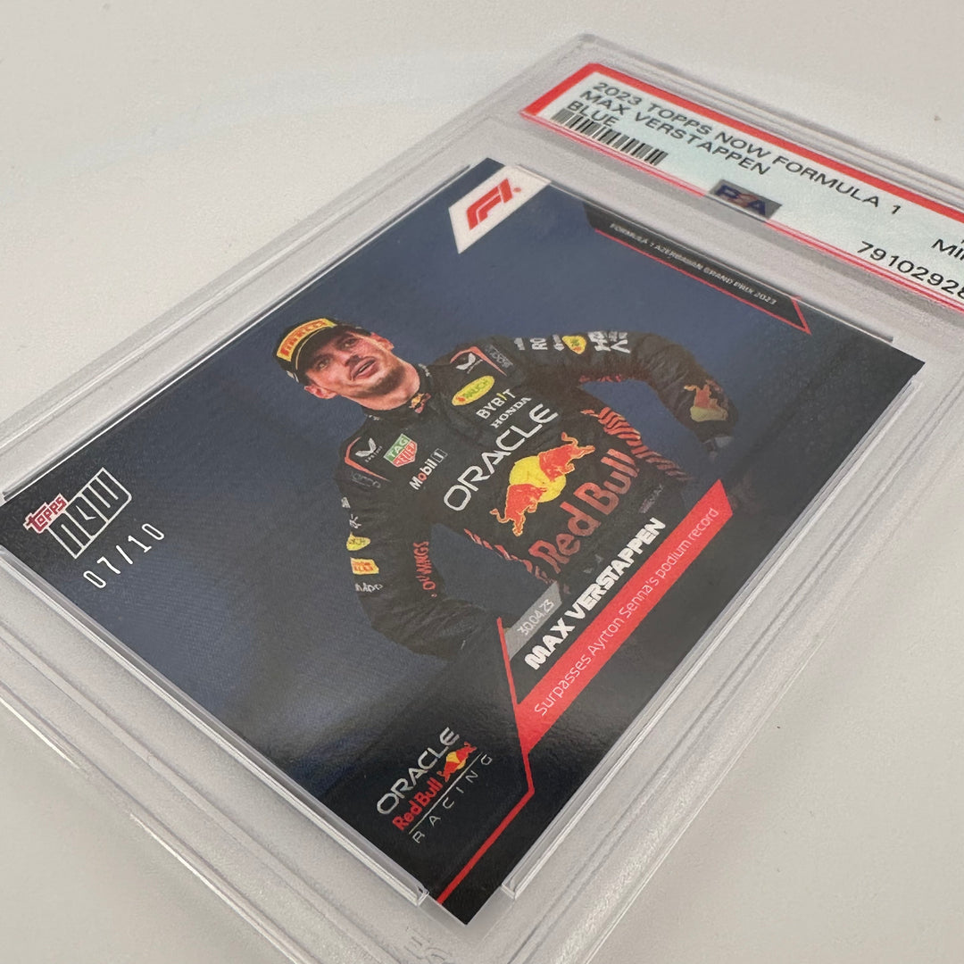 PSA 9 - 07/10 - Max Verstappen #12 - Blue