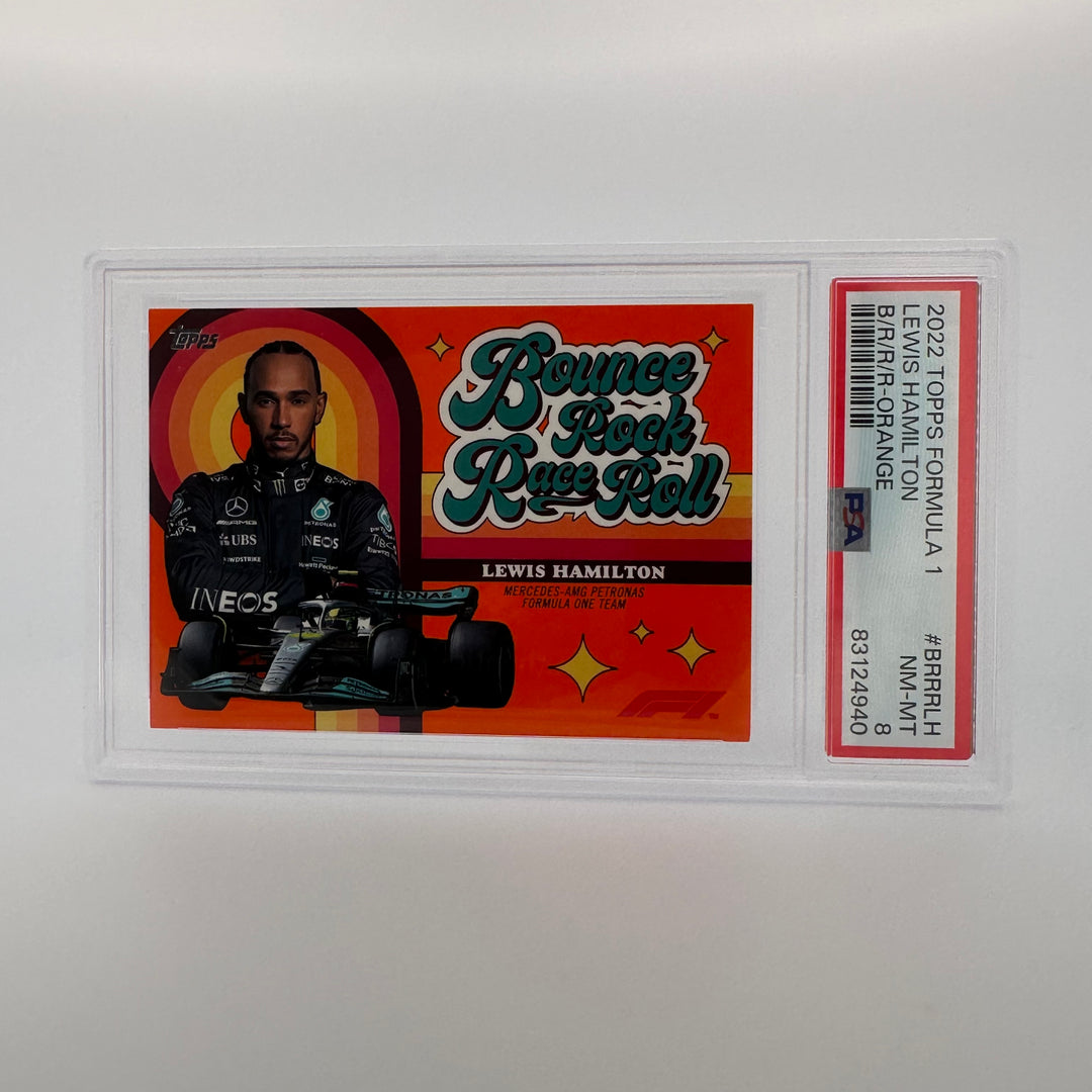PSA 8 - 19/25 - Lewis Hamilton #BRRRLH - Orange