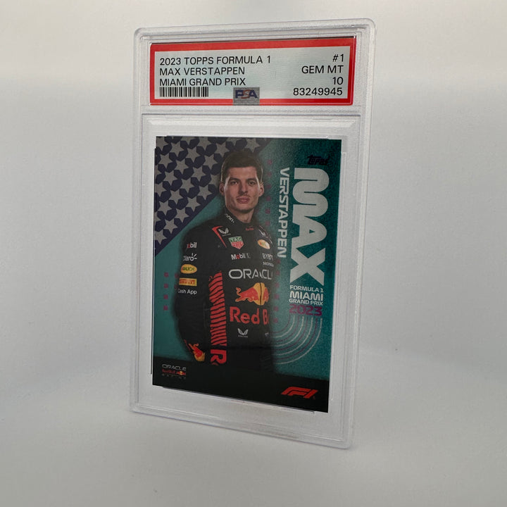 PSA 10 - Max Verstappen #1 - 2023 Miami Grand Prix