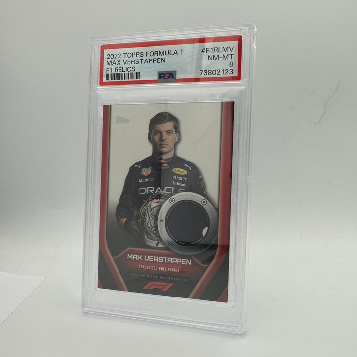PSA 8 -  MAXVERSTAPPEN #F1RLMV - Relic Card