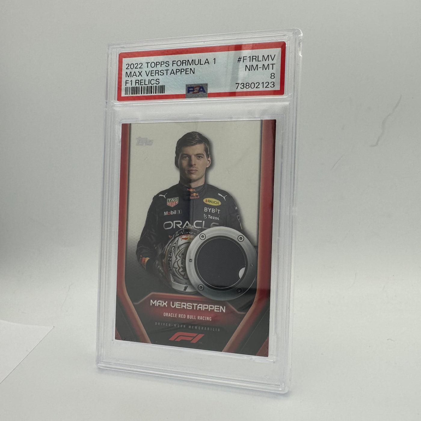PSA 8 -  MAXVERSTAPPEN #F1RLMV - Relic Card