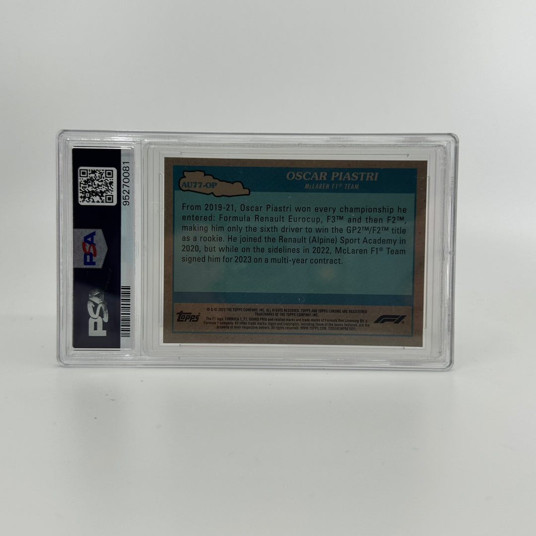 PSA7 - 19/25 Orange - Oscar Piastri - McLaren - #AU77-OP - 1977 - 2023 Chrome