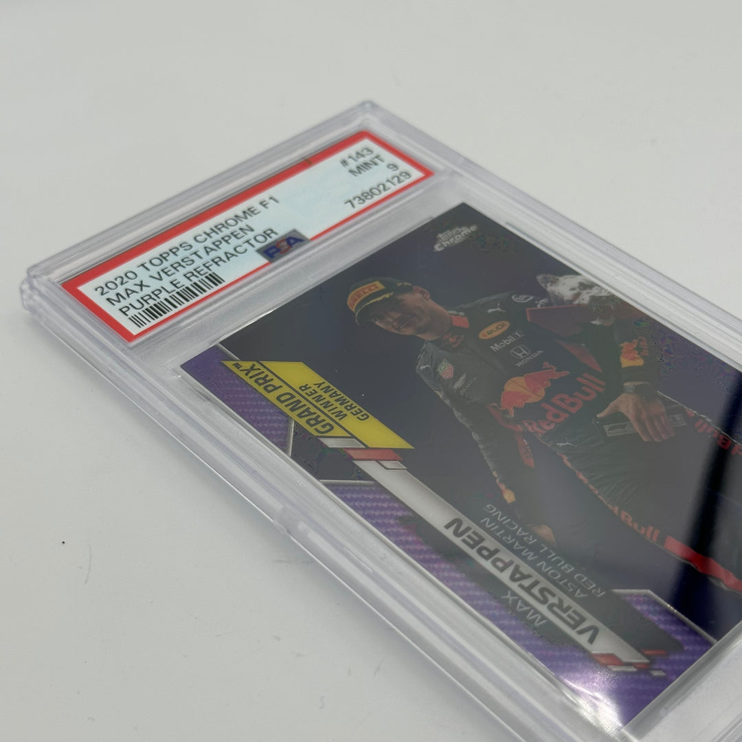 PSA 9 - 043/399 Max Verstappen #143 - Purple Refractor