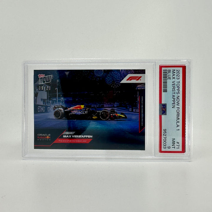 PSA 9 - 09/10 - Max Verstappen #71 - Blue