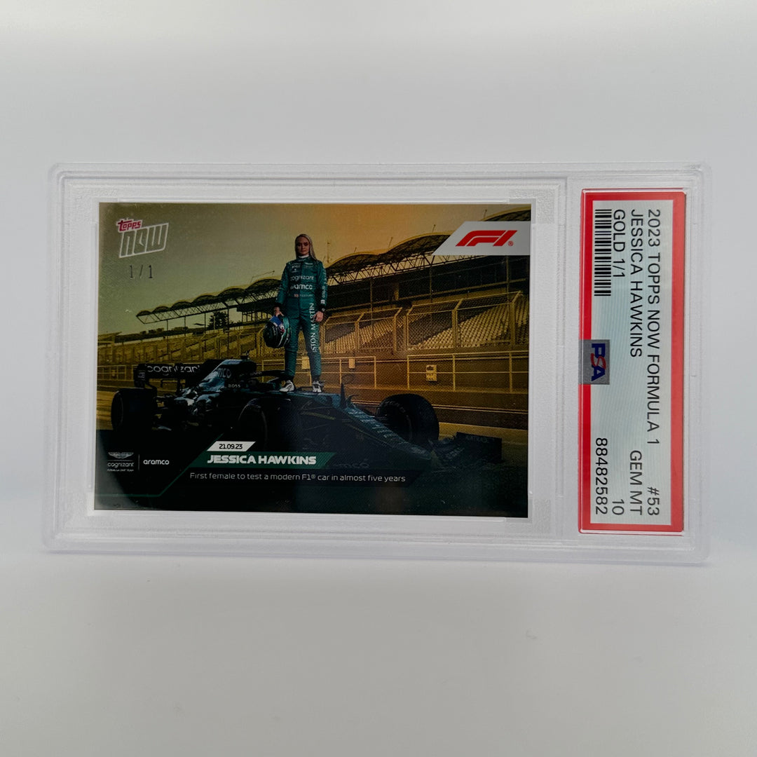 1/1 Jessica Hawkins #53 - Gold - 2023 Topps Now - PSA 10