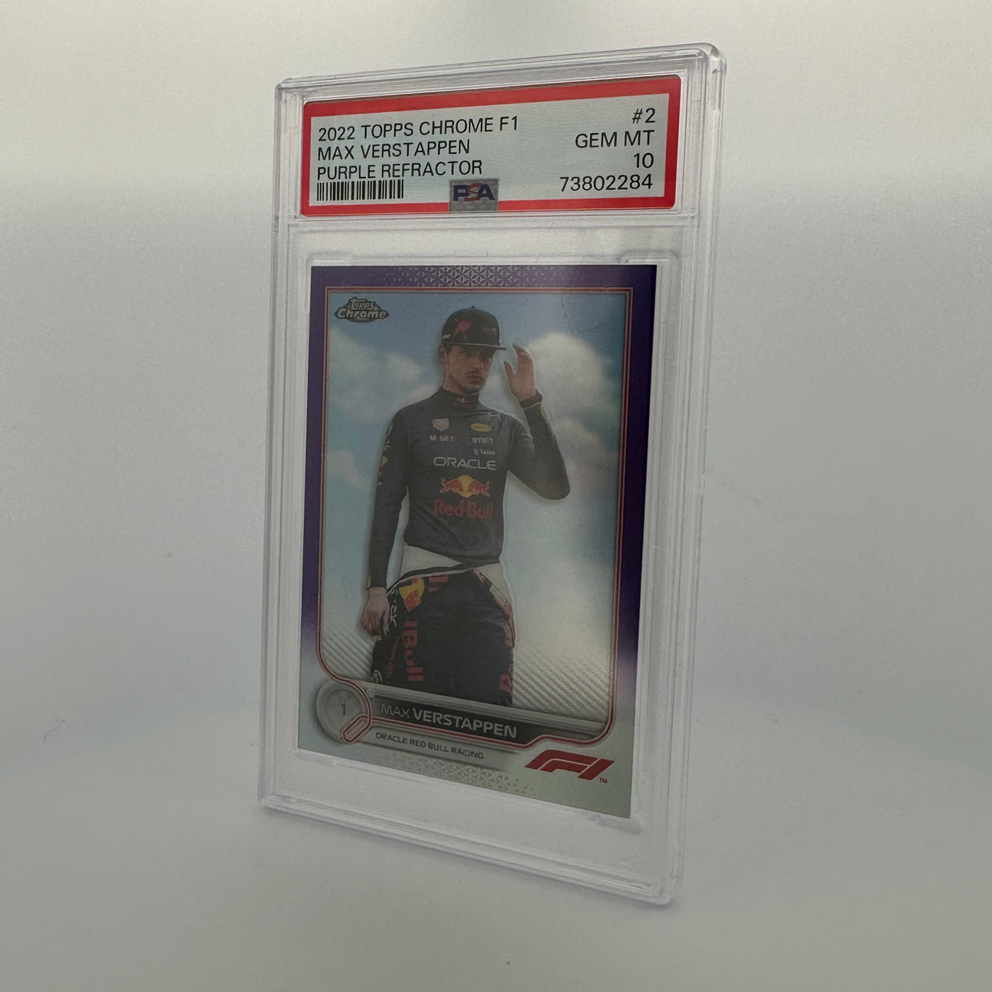 PSA 10 - 282/399 - MAX VERSTAPPEN #2 - PURPLE REFRACTOR