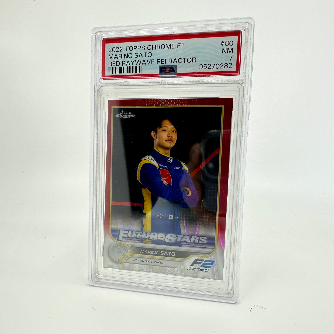 PSA 7 - 2/5 Red Raywave - Marino Sato - Future Stars - 2022 Chrome