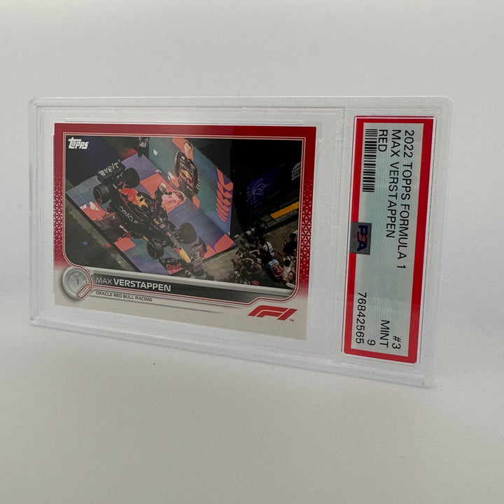 PSA 9 - 4/5 - MAX VERSTAPPEN #3 - RED