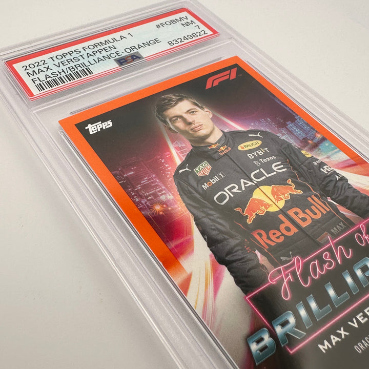 PSA 7 - 21/25 - Max Verstappen #FOBMV - Flash Of Brilliance - Orange
