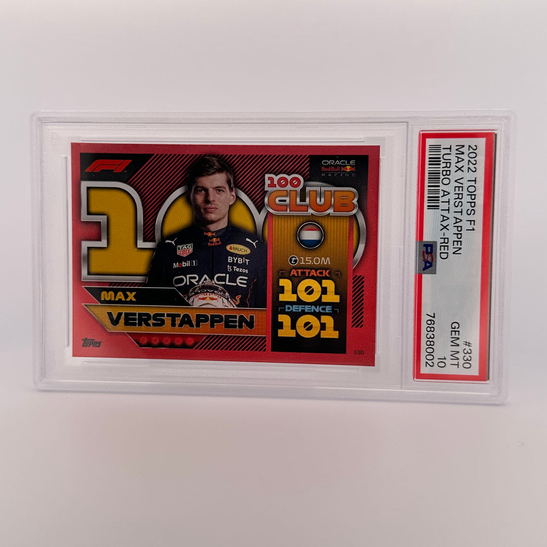 PSA 10 - 163/500 -  MAX VERSTAPPEN #330 - RED