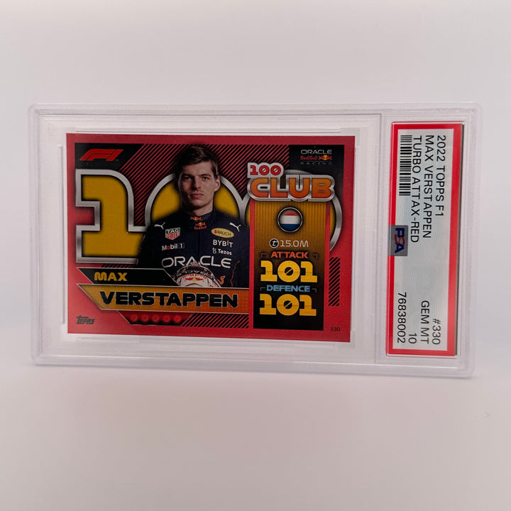 PSA 10 - 163/500 -  MAX VERSTAPPEN #330 - RED
