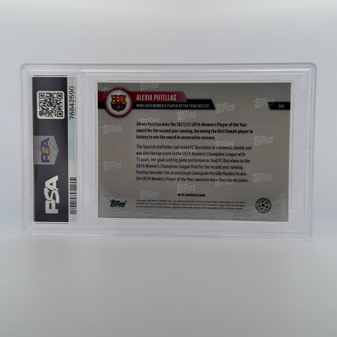 PSA 10 - 1/1 -  ALEXIA PUTELLAS #5 - UEFA CHAMPIONS LEAGUE - GOLD