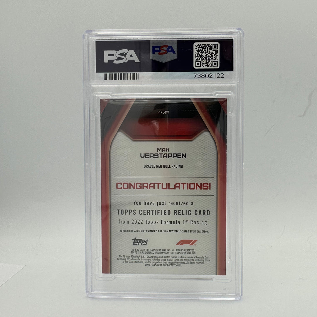 PSA 8 -  MAXVERSTAPPEN #F1RLMV - Relic Card
