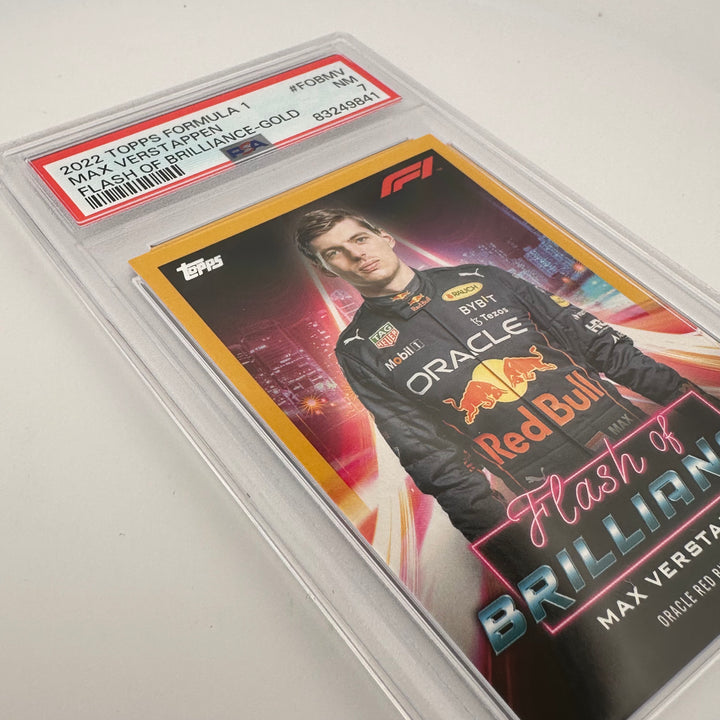 PSA 7 - 19/50 - Max Verstappen #FOBMV - Flash Of Brilliance - Gold