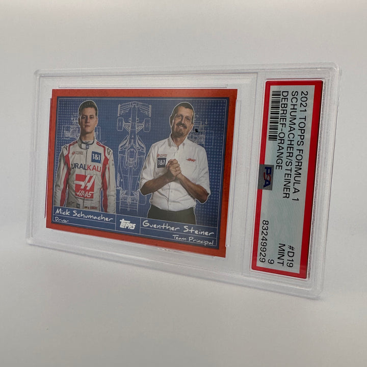 PSA 9 - 2/25 - Mick Schumacher/guenther Steiner - Debrief #D19 - Orange
