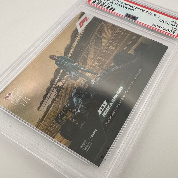 1/1 Jessica Hawkins #53 - Gold - 2023 Topps Now - PSA 10