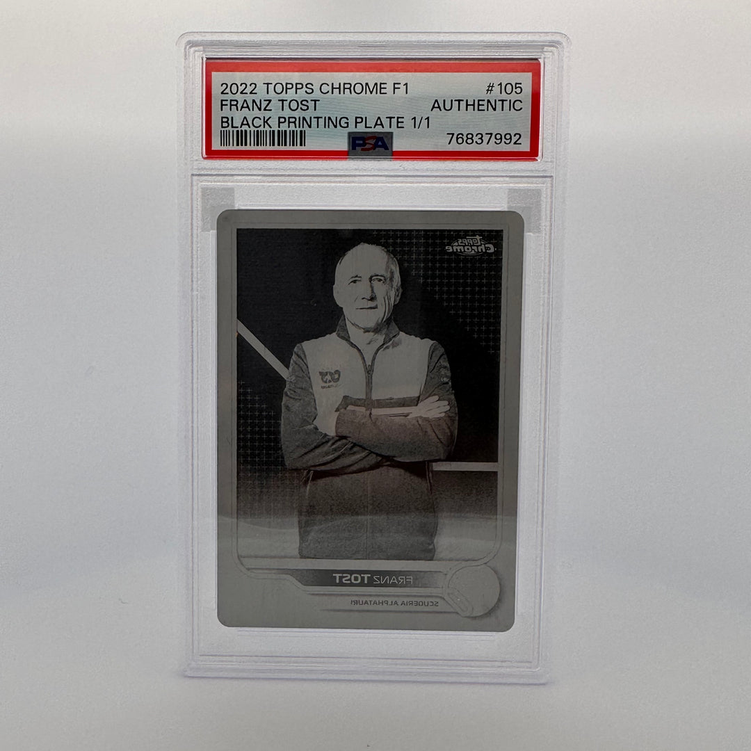 PSA AUTHENTIC - 1/1 - FRANZ TOST - BLACK PRINTING PLATE
