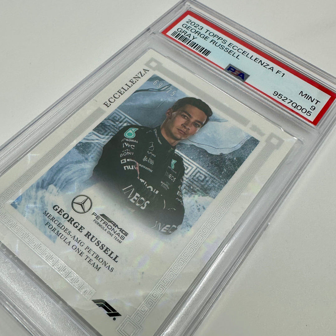 PSA 9 - 69/75 - George Russell - Gray - 2023 Eccellenza