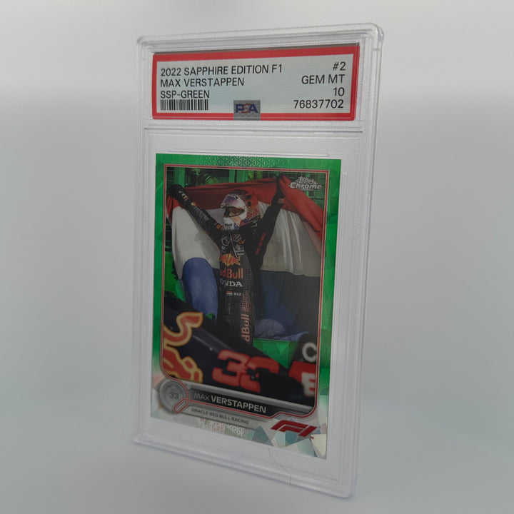 PSA 10 - /75 - Max Verstappen #2 - Sapphire Edition - SSP - Green