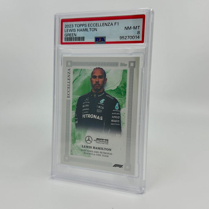 PSA 8 - 19/99 Lewis Hamilton - Green - 2023 Eccellenza