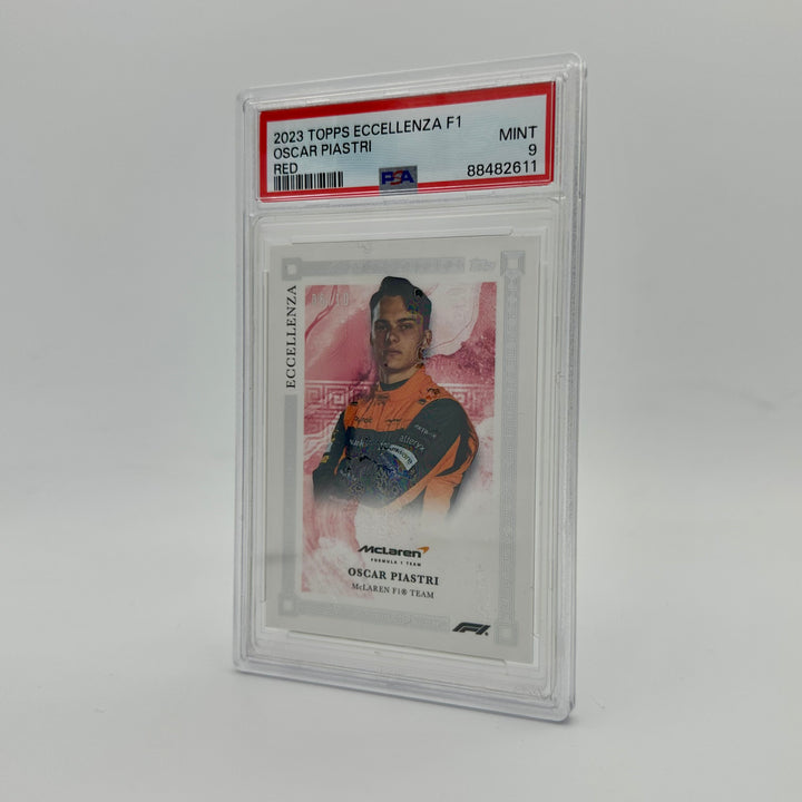 PSA9 - 06/10 Red - Oscar Piastri - 2023 Eccellenza Driver - Rookie Card
