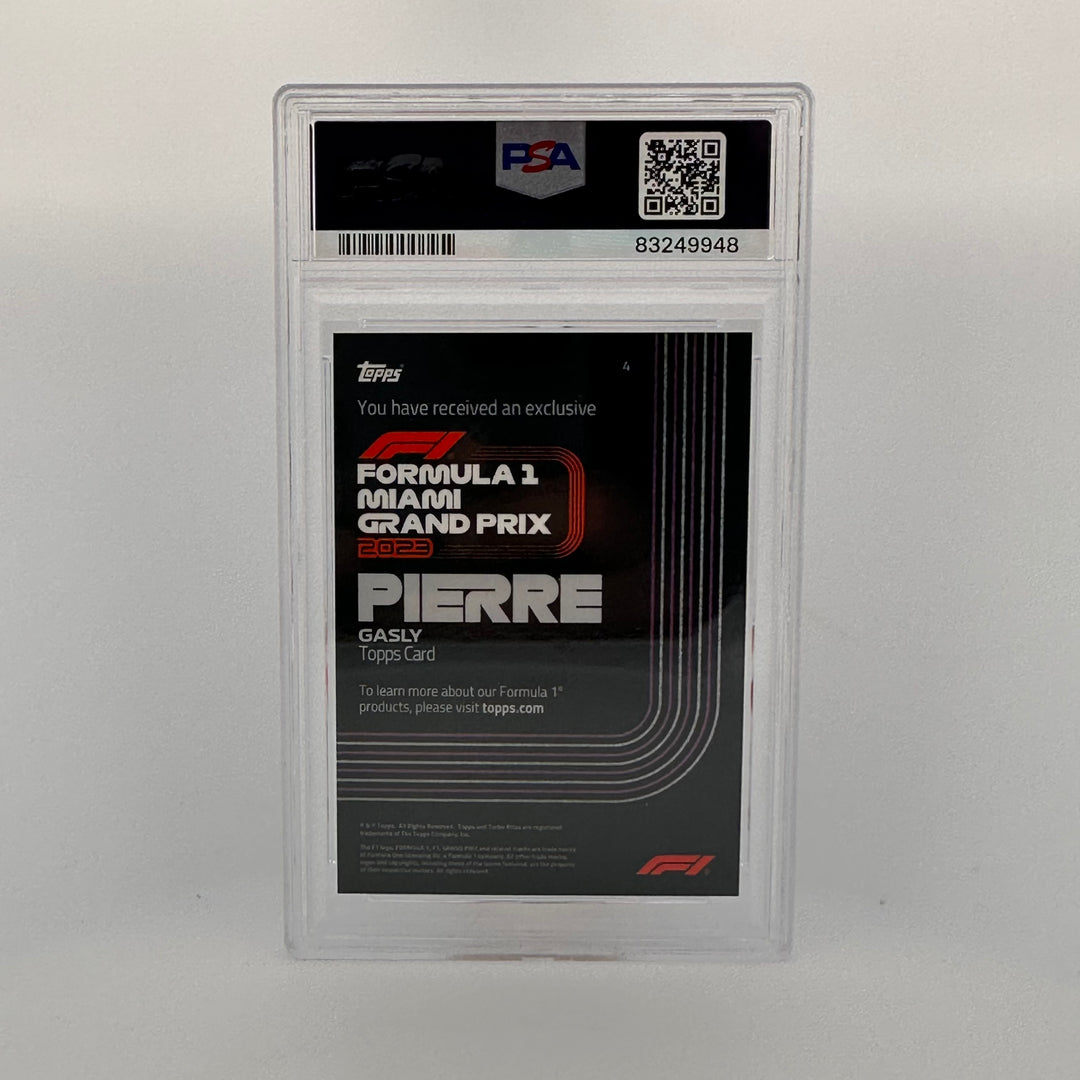 PSA 10 - Pierre Gasly #4 - 2023 Miami Grand Prix