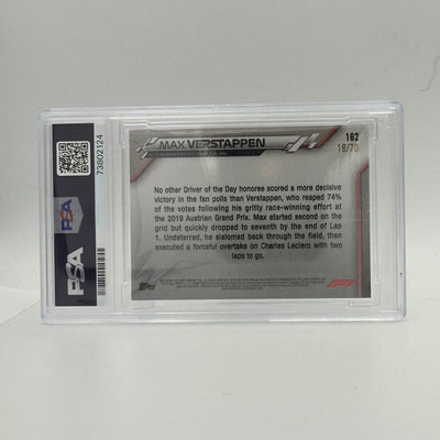 PSA 8 - 19/70 MAX VERSTAPPEN #162 - 70TH ANNIVERSARY - SAPPHIRE EDITION