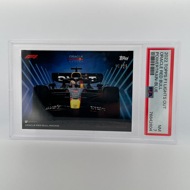 PSA 7 - 13/25 - ORACLE RED BULL RACING  - POWERTRAIN - BLUE
