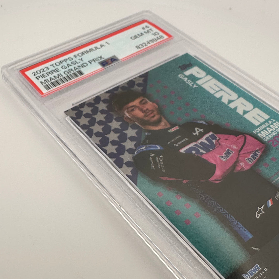 PSA 10 - Pierre Gasly #4 - 2023 Miami Grand Prix