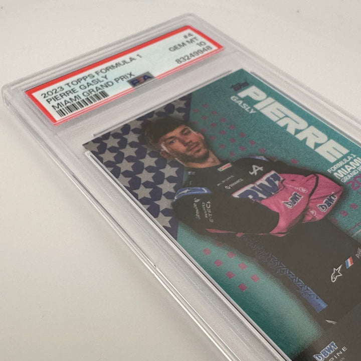 PSA 10 - Pierre Gasly #4 - 2023 Miami Grand Prix