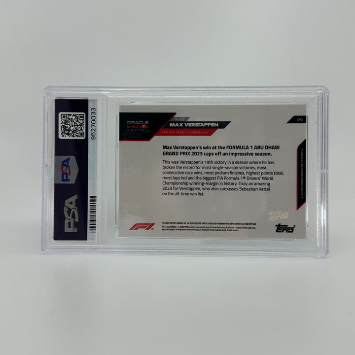 PSA 9 - 09/10 - Max Verstappen #71 - Blue