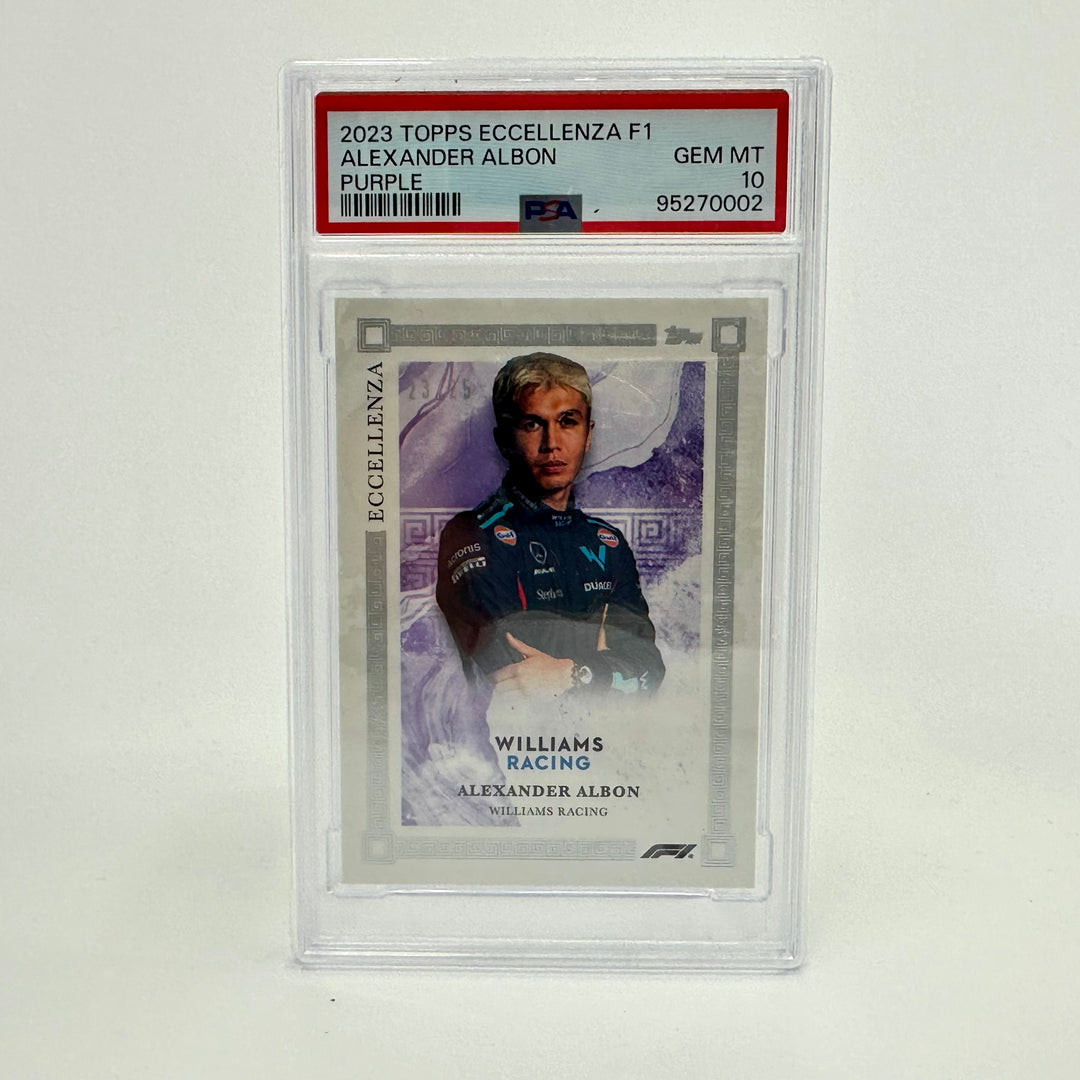 PSA 10 - 23/25 Alexander Albon - Purple - 2023 Eccellenza