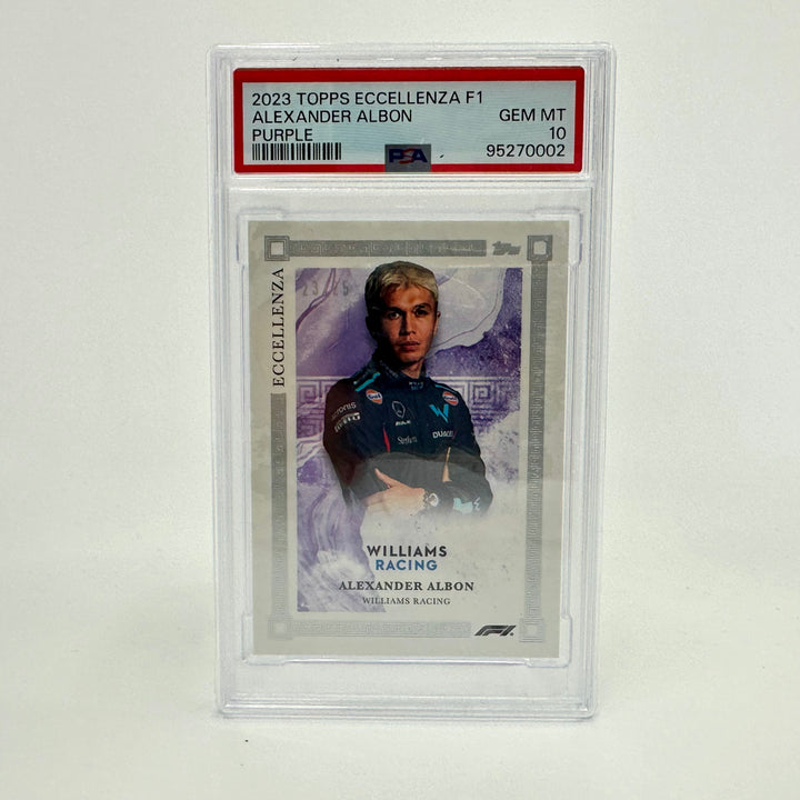 PSA 10 - 23/25 Alexander Albon - Purple - 2023 Eccellenza