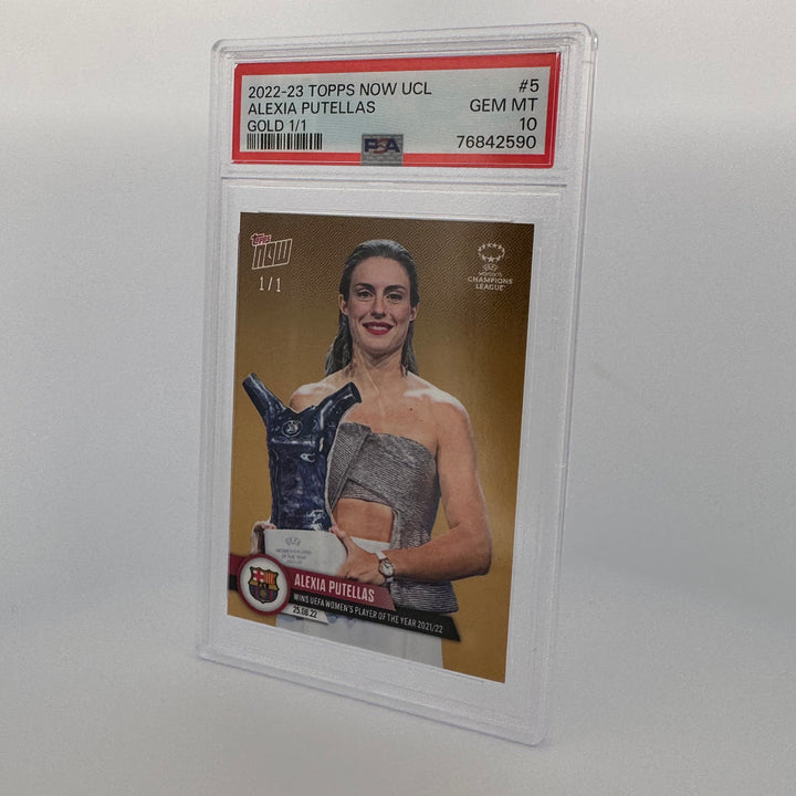 PSA 10 - 1/1 -  ALEXIA PUTELLAS #5 - UEFA CHAMPIONS LEAGUE - GOLD