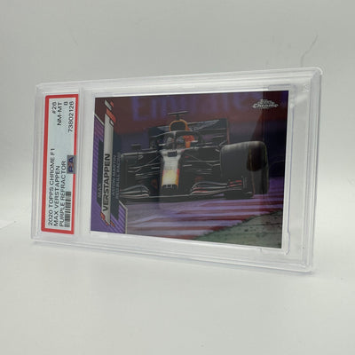 PSA 8 - 11/399 MAX VERSTAPPEN #26 - Purple Refractor