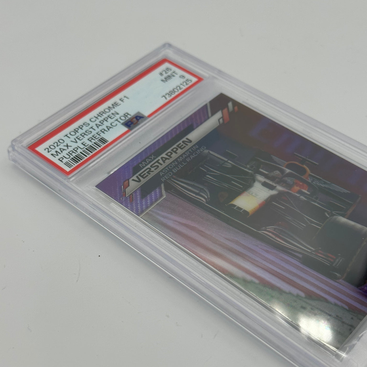 PSA 9 - 347/399 MAX VERSTAPPEN #26 - Purple Refractor