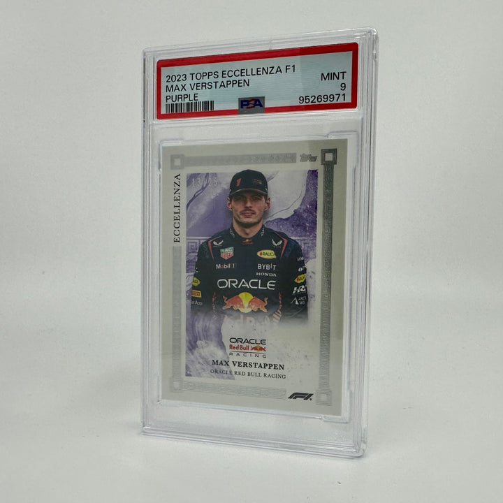 PSA 9 - 13/25 - Max Verstappen - Purple - 2023 Eccellenza