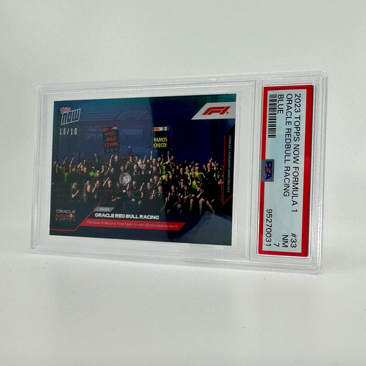 PSA 7 - 10/10 - Max Verstappen #33 - Blue