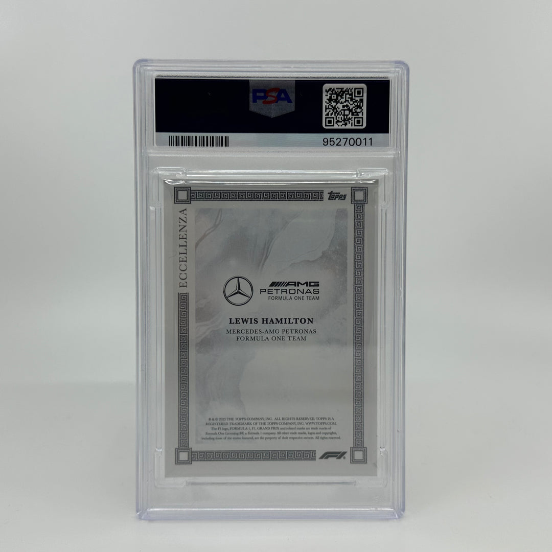 PSA 10 - 21/75 Lewis Hamilton - Gray - 2023 Eccellenza